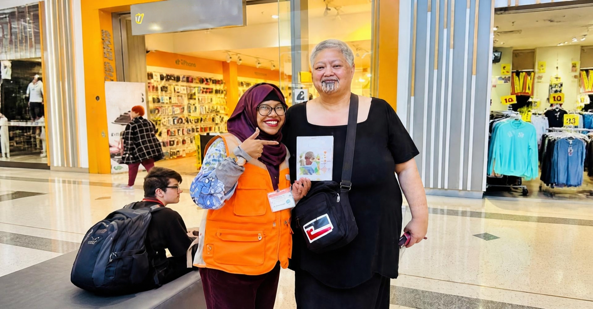 Fundraisers at a venue